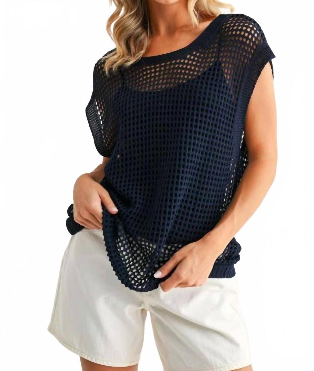 NEW JOH jonelle top in navy